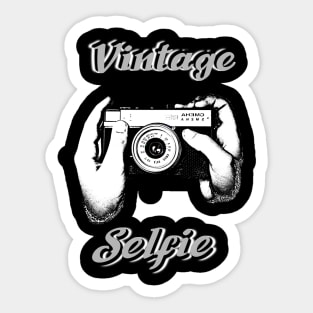 vintage sellfie Sticker